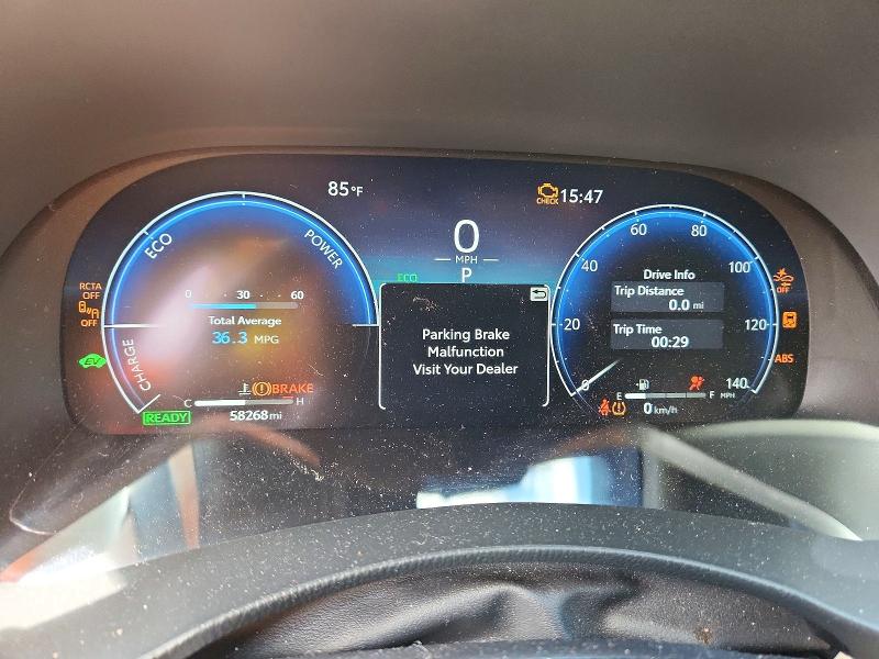 2023 Toyota Highlander VIN 5TDXBRCH6PS588573 COPART salvage auction — FRONT END, Va - Cert Of Title - Salvage, sold $14,000 on 2026-07-22 (photo 9)