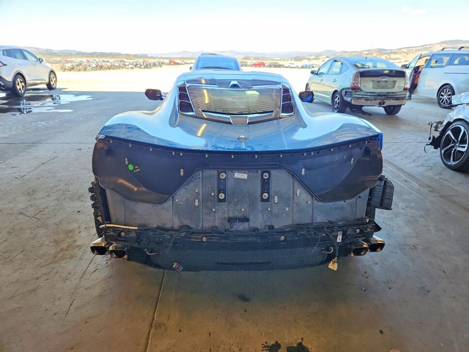 2025 Chevrolet Corvette stingray VIN 1G1YA2D46S5105116 COPART salvage auction — FRONT END, Ca - Salvage Certificate, sold $37,000 on 2026-07-20 (photo 6)