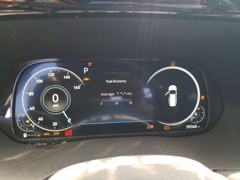 2022 Hyundai Palisade VIN KM8R74HE4NU357851 COPART salvage auction — FRONT END, Az - Dis/Dlr/Exp Only Salvage Title, sold $3,850 on 2026-07-29 (photo 9)