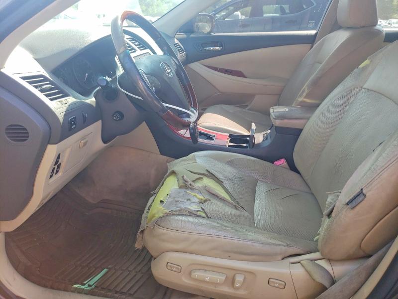 2009 Lexus ES VIN JTHBJ46G392290316 COPART salvage auction — FRONT END, Ct - Cert Of Title-Salvage, sold $875 on 2026-07-17 (photo 7)