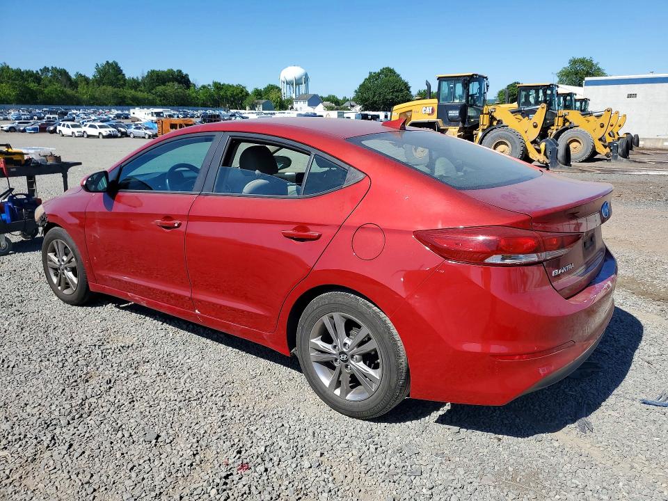 2017 Hyundai Elantra VIN KMHD84LF9HU068329 COPART salvage auction — FRONT END, NJ - CERT OF TITLE-SALVAGE, sold $700 on 2026-07-31 (photo 2)