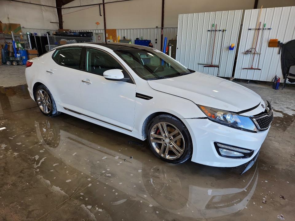 2013 Kia Optima VIN 5XXGR4A66DG235070 COPART salvage auction — FRONT END, Il - Salvage Certificate, sold $1,200 on 2026-07-13 (photo 4)