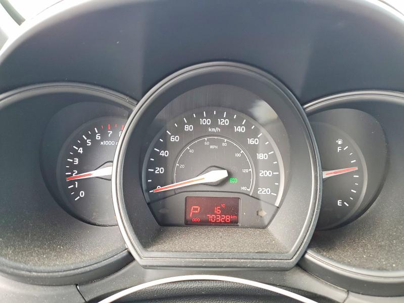 2013 Kia Rio VIN KNADM4A31D6242768 COPART salvage auction — FRONT END, Qc - Gravement Accidente, sold $575 on 2026-07-09 (photo 9)
