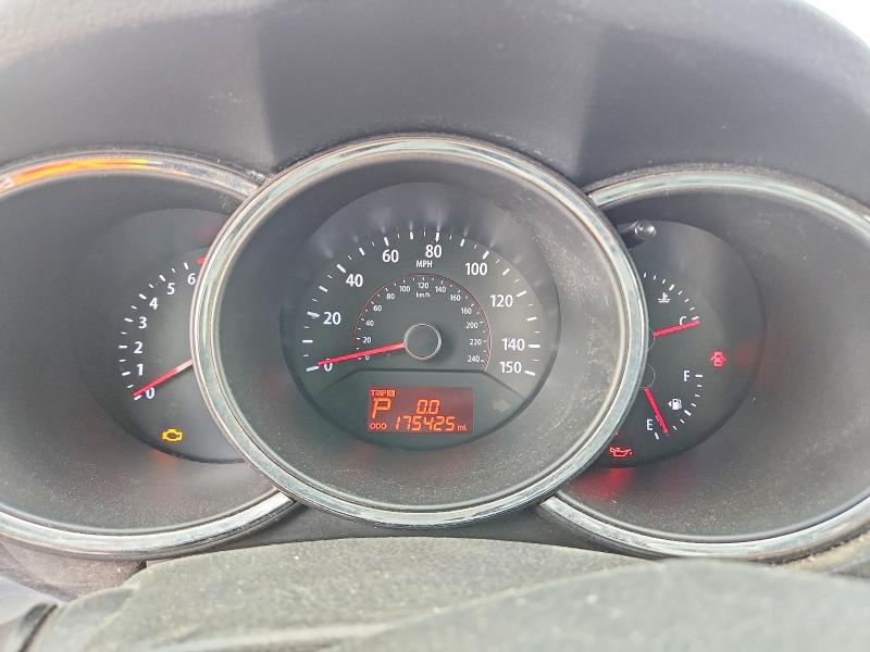 2013 Kia VIN 5XYKTCA61DG347261 COPART salvage auction — MECHANICAL, Nj - Certificate Of Title, sold $825 on 2026-07-31 (photo 9)