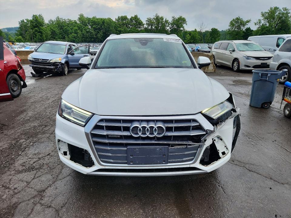 2018 Audi Q5 VIN WA1ANAFY7J2009142 COPART salvage auction — FRONT END, Ny - Mv-907A Salvage Certificate, sold $350 on 2026-07-23 (photo 5)