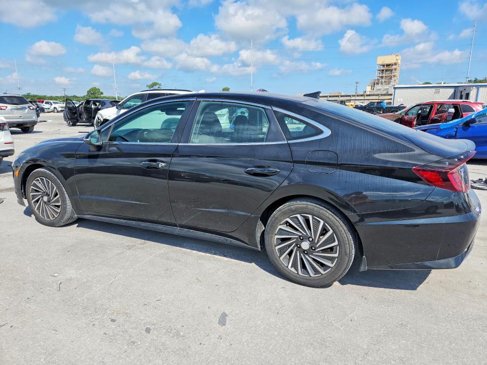 2022 Hyundai Sonata hybrid VIN KMHL34JJ0NA043253 COPART salvage auction — WATER/FLOOD, Md - Cert Of Salvage-Flood Damage, sold $7,100 on 2026-07-29 (photo 2)
