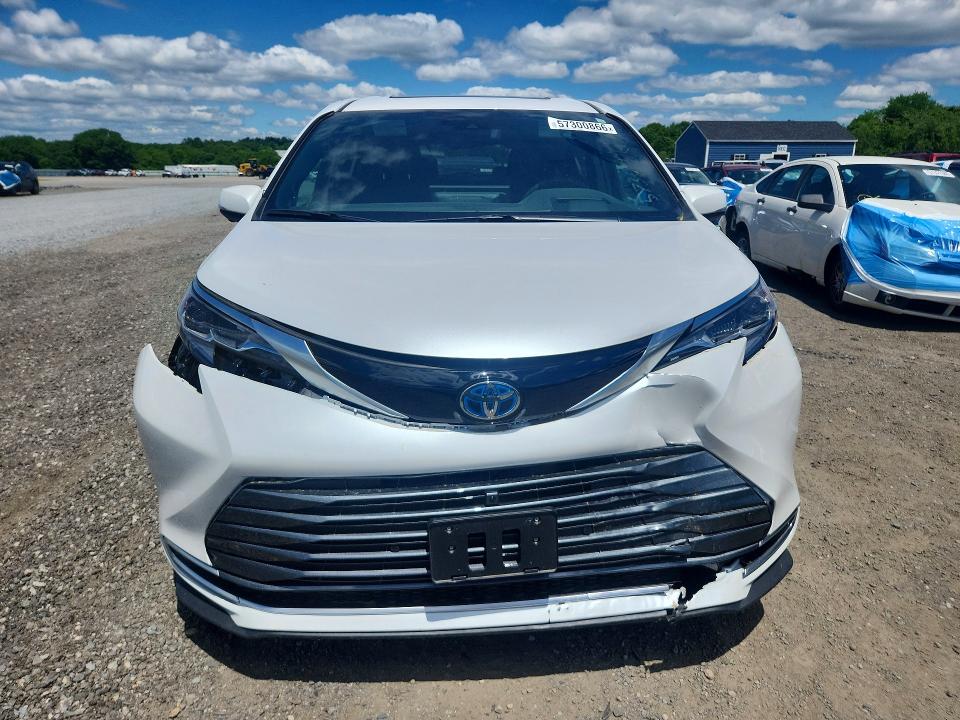 2025 Toyota VIN 5TDESKFC9SS185128 COPART salvage auction — FRONT END, Ma - Cert Of Title-Salvage, sold $34,250 on 2026-07-08 (photo 5)