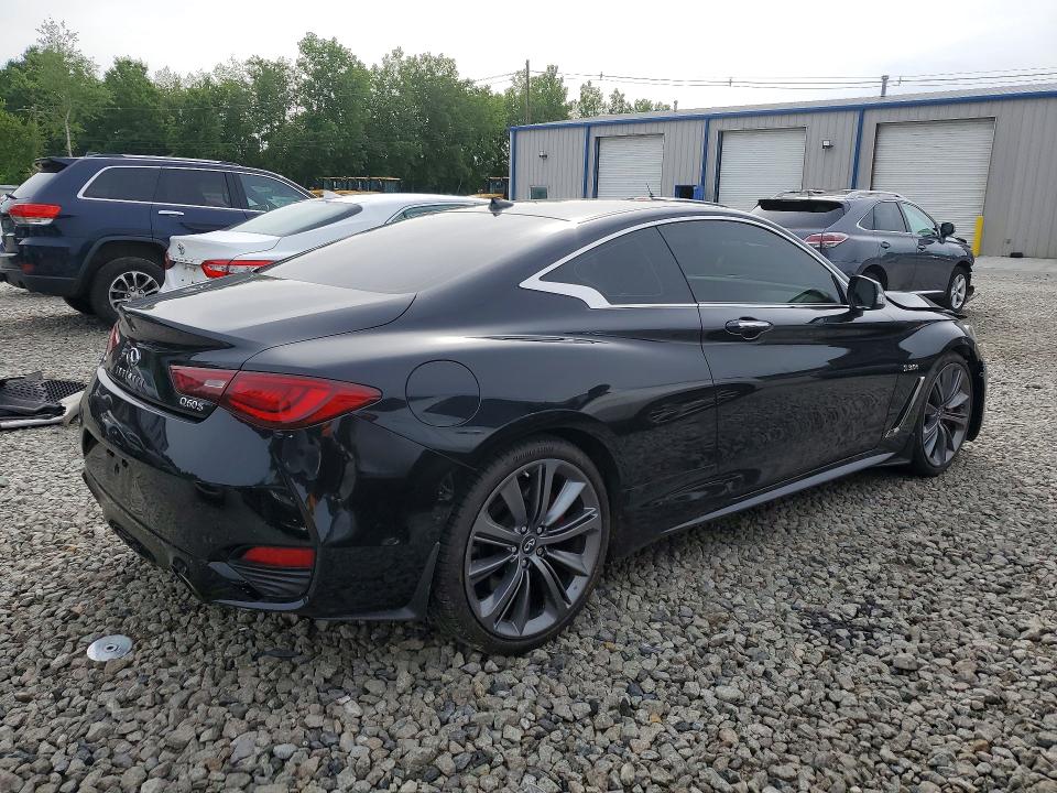 2018 Infiniti VIN JN1FV7EL7JM631333 COPART salvage auction — FRONT END, Ny - Mv-907A Salvage Certificate, sold $2,050 on 2026-07-17 (photo 3)