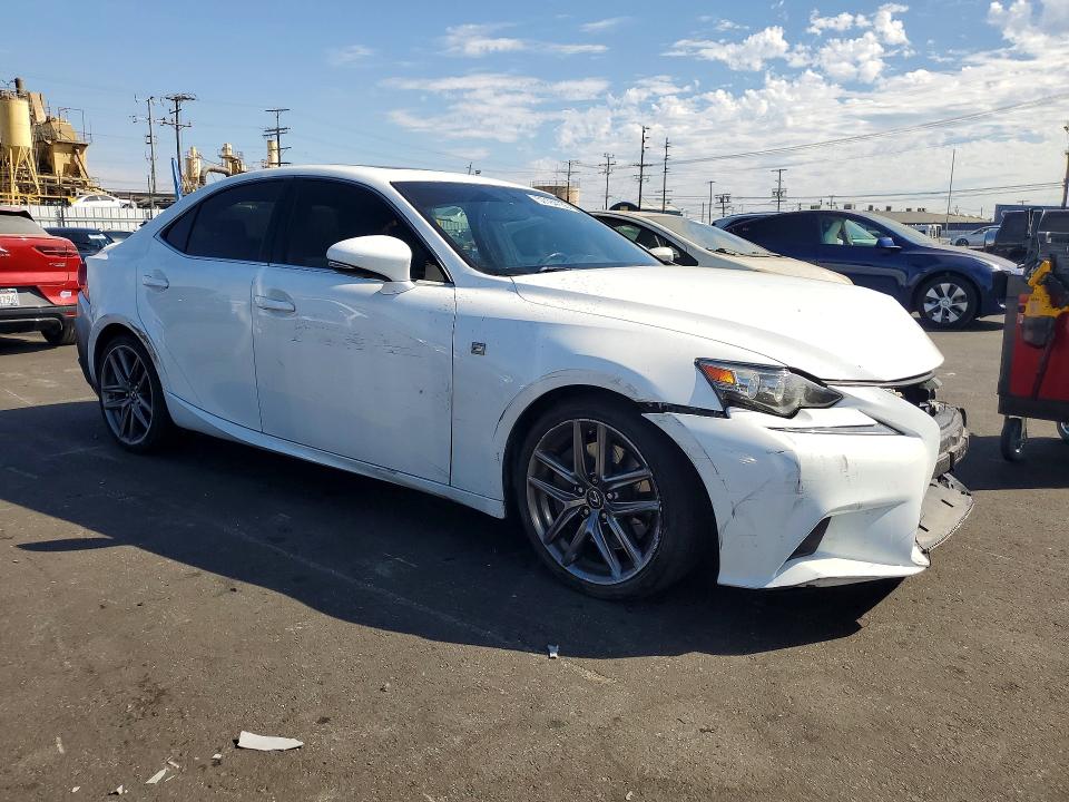 2016 Lexus Is VIN JTHBA1D28G5038420 COPART salvage auction — FRONT END, Ca - Salvage Certificate, sold $3,050 on 2026-07-15 (photo 4)