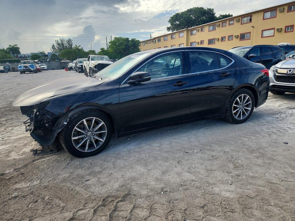 2018 Acura Tlx VIN 19UUB1F58JA008784 COPART salvage auction — FRONT END, Ny - Mv-907A Salvage Certificate, sold $1,000 on 2026-07-29 (photo 1)