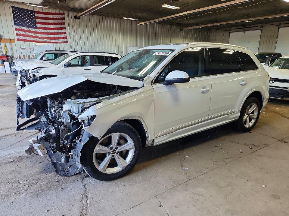 2022 Audi Q7 VIN WA1LJBF75ND022841 COPART salvage auction — VANDALISM, Wi - Junked Vehicle Bill Of Sale, sold $7,600 on 2026-07-13 (photo 1)