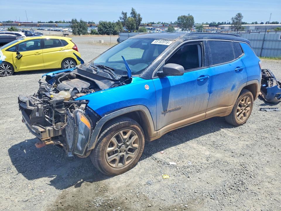 2017 Jeep Compass VIN 3C4NJDDB3HT646251 — COPART salvage auction photo