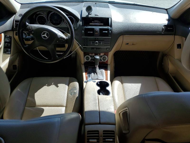 2011 Mercedes-benz C class VIN WDDGF5EB7BR174821 COPART salvage auction — REAR END, CA - SALVAGE CERTIFICATE, sold $1,550 on 2026-07-14 (photo 8)