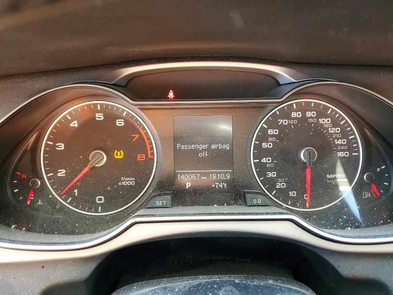 2015 Audi A4 VIN WAUBFAFL4FN027516 COPART salvage auction — FRONT END, Ca - Salvage Certificate, sold $1,050 on 2026-07-02 (photo 9)