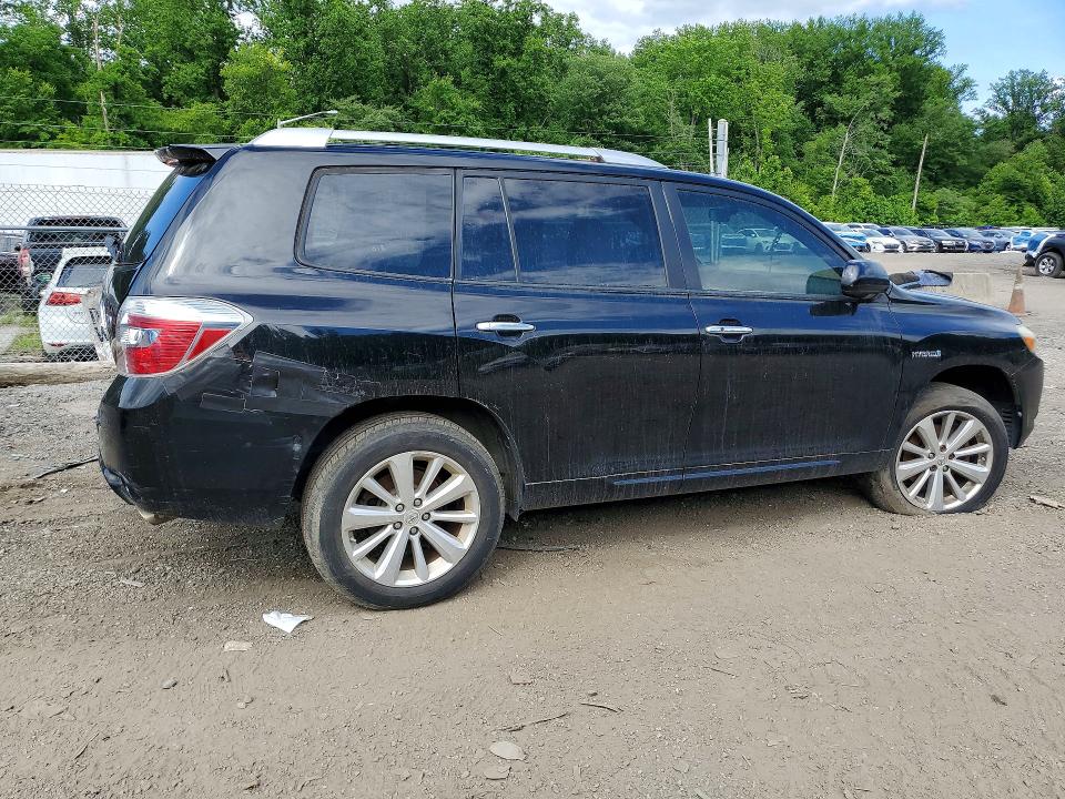 2008 Toyota Highlander VIN JTEEW41A282015100 COPART salvage auction — REAR END, Va - Certificate Of Title, sold $1,200 on 2026-07-02 (photo 3)