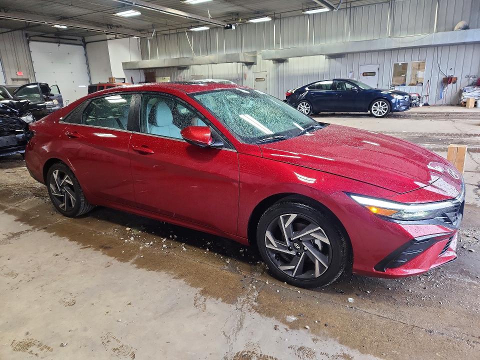 2025 Hyundai Elantra VIN KMHLP4DG8SU893646 COPART salvage auction — REAR END, Wi - Cert Of Title-Salvage Vehicle, sold $8,800 on 2026-07-06 (photo 4)