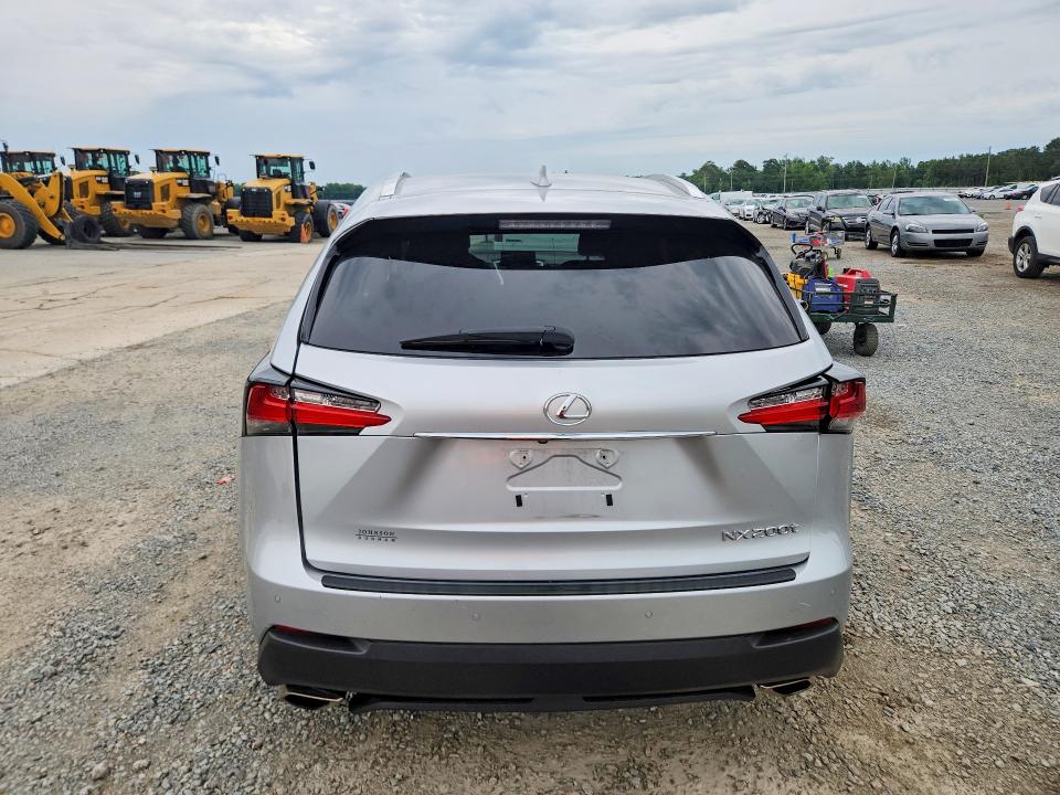 2015 Lexus Nx VIN JTJYARBZ5F2012185 COPART salvage auction — REAR END, NC - SALVAGE CERTIFICATE OF TITLE, sold $6,700 on 2026-07-27 (photo 6)