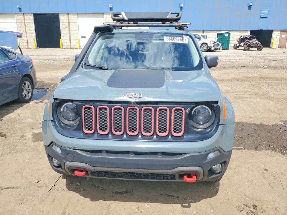 2016 Jeep VIN ZACCJBCTXGPD92775 COPART salvage auction — FRONT END, Mi - Certificate Of Title, sold $1,150 on 2026-07-08 (photo 5)