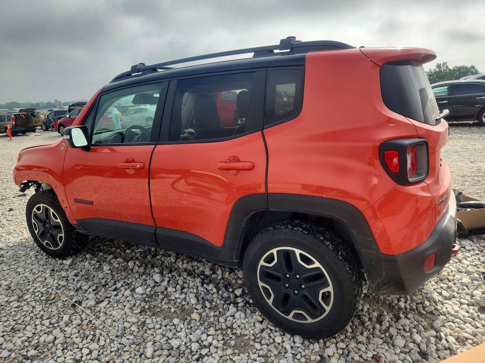2017 Jeep Renegade VIN ZACCJBCB2HPF63902 COPART salvage auction — FRONT END, Mi - Certificate Of Title, sold $2,850 on 2026-07-16 (photo 2)