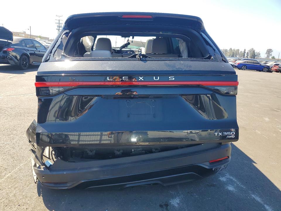 2024 Lexus Tx 350 VIN 5TDAAAB61RS000737 COPART salvage auction — ALL OVER, CA - SALVAGE CERTIFICATE, sold $10,100 on 2026-07-13 (photo 6)