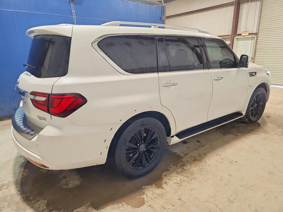 2018 Infiniti Qx80 VIN JN8AZ2ND1J9840808 COPART salvage auction — SIDE, Tx - Certificate Of Title, sold $1,250 on 2026-07-28 (photo 3)