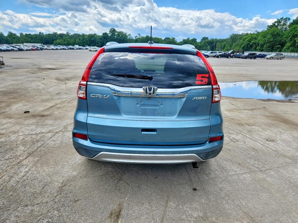 2016 Honda Cr-v VIN 2HKRM4H74GH639595 COPART salvage auction — HAIL, Pa - Certificate Of Salvage, sold $6,100 on 2026-07-02 (photo 6)