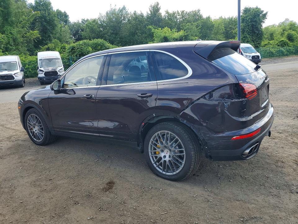 2016 Porsche Cayenne VIN WP1AC2A20GLA88160 COPART salvage auction — REAR END, Ct - Cert Of Title-Salvage, sold $10,200 on 2026-07-02 (photo 2)