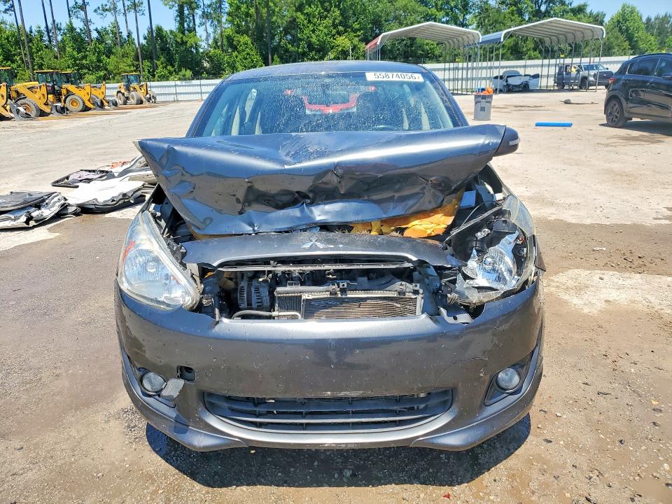 2015 Mitsubishi Mirage VIN ML32A4HJ6FH014038 COPART salvage auction — FRONT END, SC - CERT OF TITLE-SALVAGE, sold $625 on 2026-07-27 (photo 5)