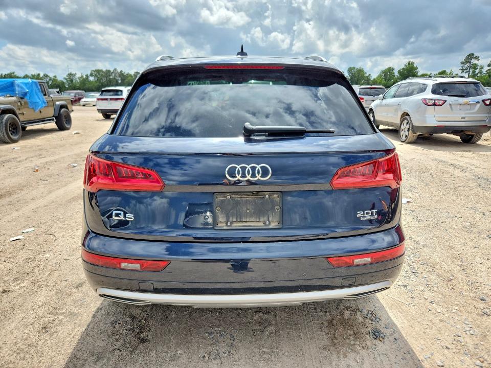 2018 Audi VIN WA1BNAFY0J2192646 COPART salvage auction — WATER/FLOOD, Tx - Salvage Title-Flood Damage, sold $4,200 on 2026-07-31 (photo 6)