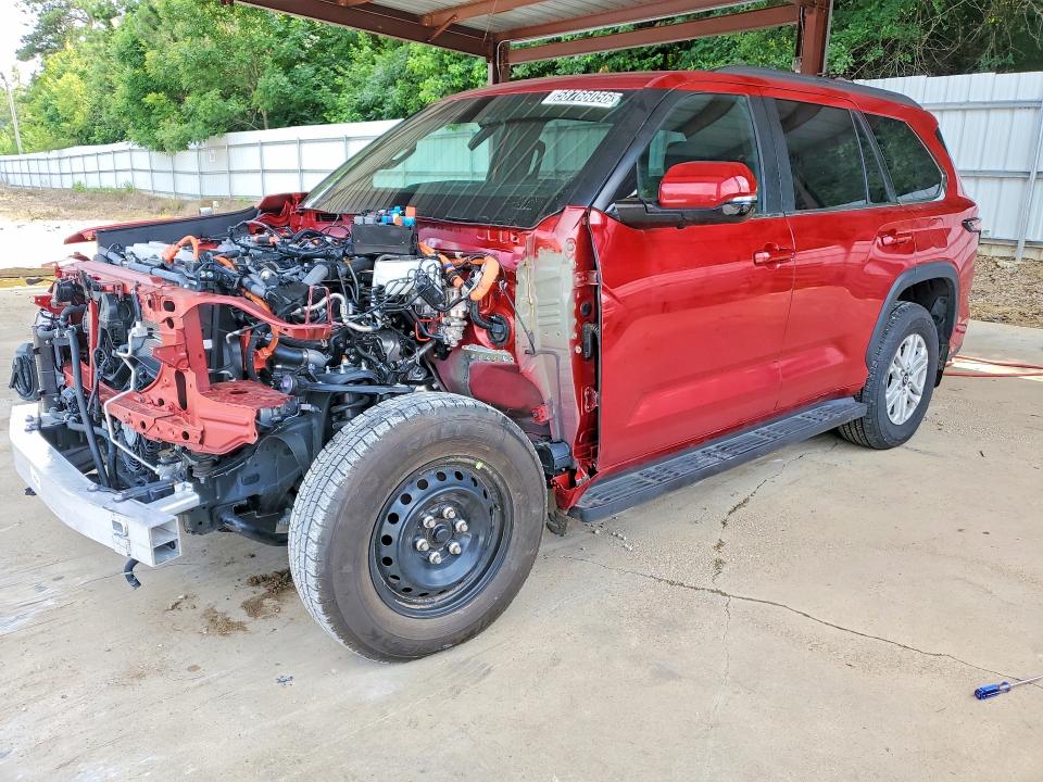 2025 Toyota Sequoia VIN 7SVAAABA7SX056384 COPART salvage auction — STRIPPED, Ms - Certificate Of Title, sold $21,500 on 2026-07-14 (photo 1)