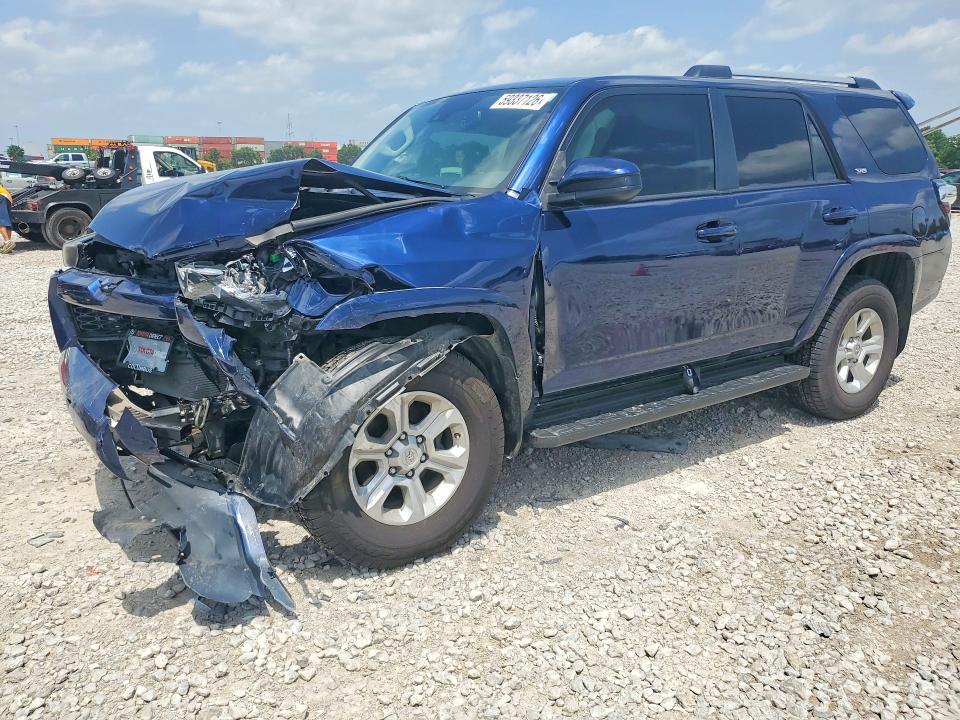 2021 Toyota 4runner VIN JTEMU5JR3M5869907 COPART salvage auction — FRONT END, Oh - Cert Of Title-Salvage, sold $10,400 on 2026-07-31 (photo 1)