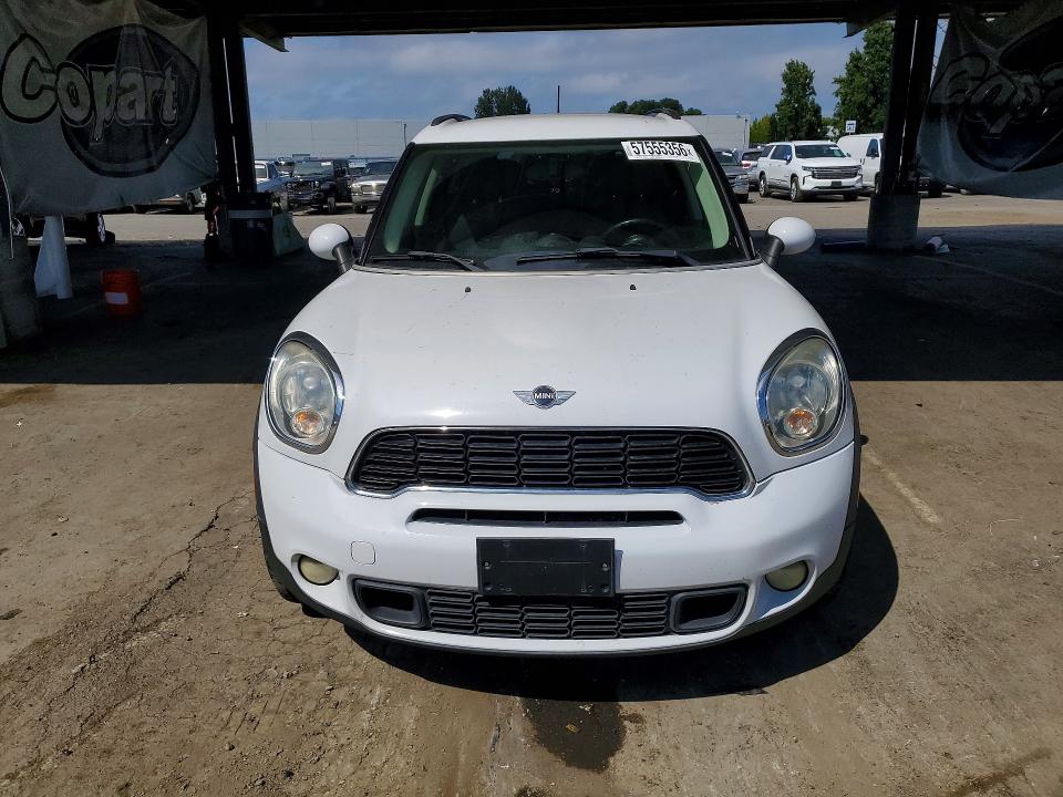 2012 Mini Cooper VIN WMWZC3C52CWM27878 COPART salvage auction — REAR END, Ca - Salvage Certificate, sold $500 on 2026-07-14 (photo 5)