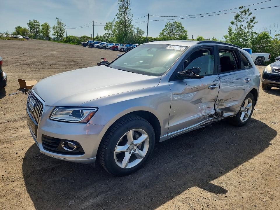 2017 Audi VIN WA1C2AFP8HA031689 COPART salvage auction — SIDE, Qc - Gravement Accidente, sold $4,750 on 2026-07-14 (photo 1)