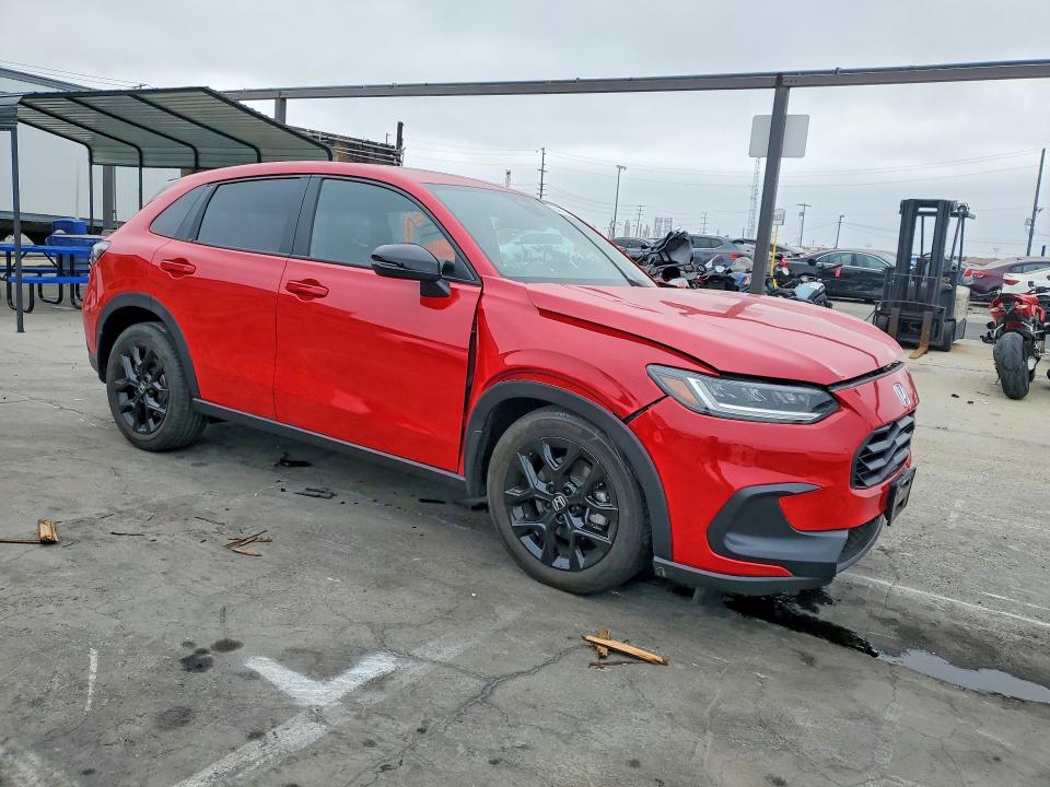 2024 Honda Hr-v VIN 3CZRZ1H56RM757251 COPART salvage auction — FRONT END, Ca - Salvage Certificate, sold $200 on 2026-07-31 (photo 4)