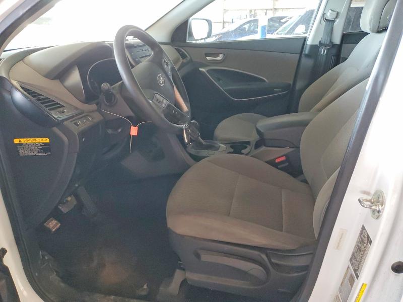 2015 Hyundai Santa fe VIN 5XYZT3LBXFG259966 COPART salvage auction — FRONT END, Az - Certificate Of Title, sold $2,750 on 2026-07-20 (photo 7)