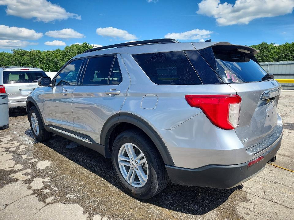 2021 Ford Explorer VIN 1FMSK8DH3MGB95697 COPART salvage auction — HAIL, Mo - Salvage Certificate Of Title, sold $8,100 on 2026-07-29 (photo 2)