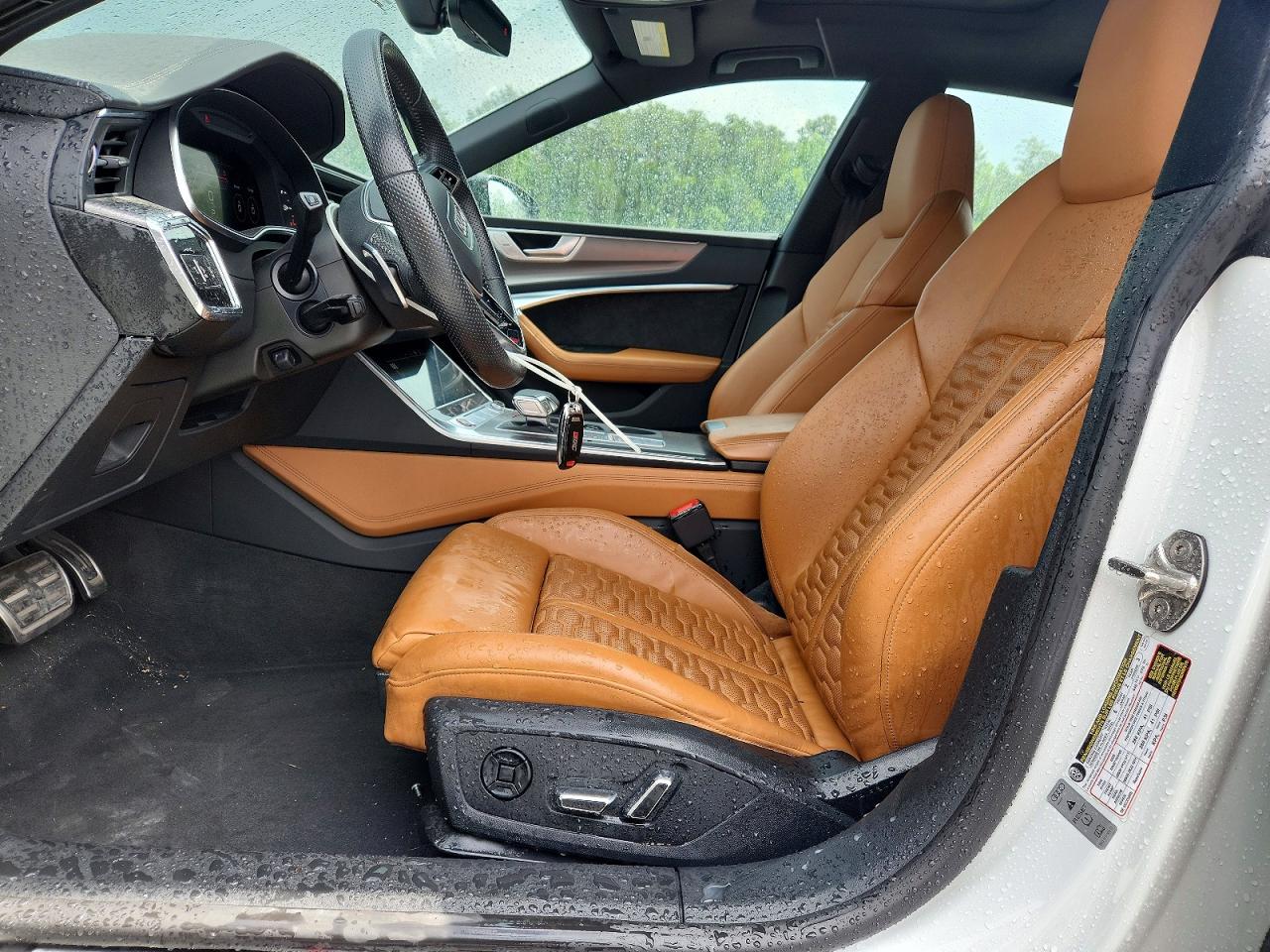 2021 Audi RS7 VIN WUAPCBF20MN901083 COPART salvage auction — Front End, GA - CERT OF TITLE-SALVAGE, sold $32,250 on 2026-07-02 (photo 7)