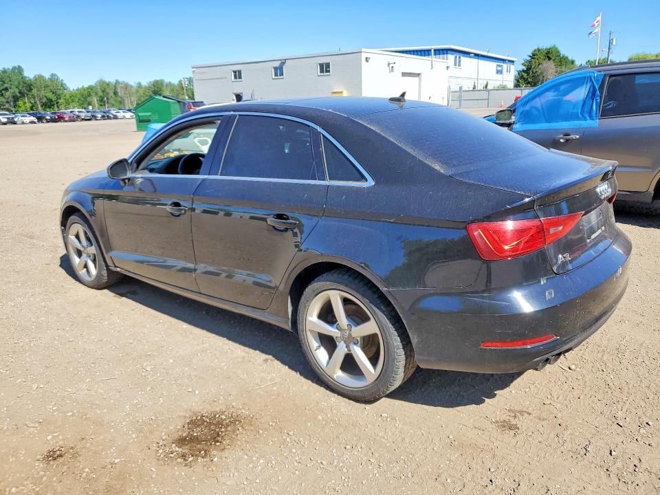 2015 Audi A3 VIN WAUACRFF9F1087246 COPART salvage auction — BURN, On - Permit No Brand - Unfit, sold $300 on 2026-07-14 (photo 2)