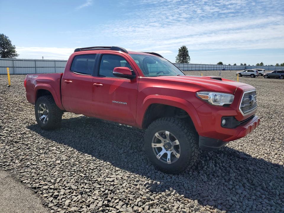 2016 Toyota Tacoma VIN 5TFCZ5AN3GX001199 COPART salvage auction — REAR END, Wa - Bill Of Sale, sold $13,400 on 2026-07-15 (photo 4)