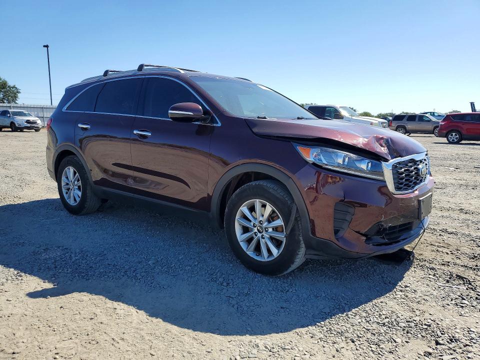 2020 Kia Sorento VIN 5XYPG4A30LG638175 COPART salvage auction — FRONT END, Ca - Salvage Certificate, sold $3,200 on 2026-07-16 (photo 4)
