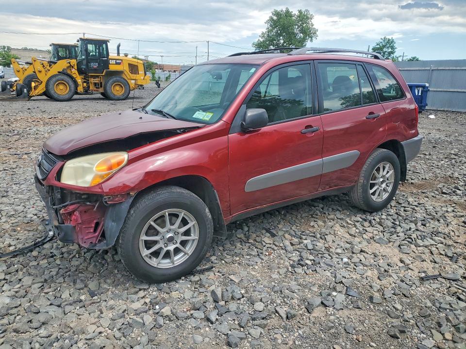 2004 Toyota Rav4 VIN JTEGD20V940043781 COPART salvage auction — FRONT END, Ny - Mv-907A Salvage Certificate, sold $725 on 2026-07-30 (photo 1)