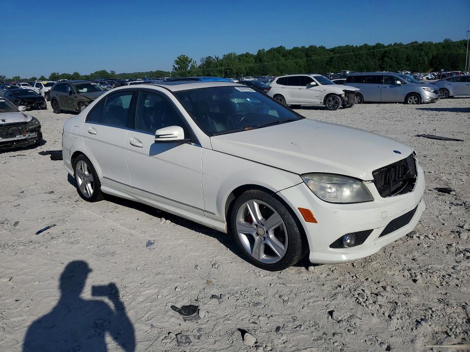 2010 Mercedes-benz C class VIN WDDGF5EB0AR107444 COPART salvage auction — FRONT END, Ga - Certificate Of Title, sold $625 on 2026-07-06 (photo 4)