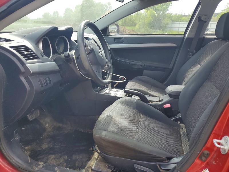2011 Mitsubishi Lancer VIN JA32U2FU8BU041988 COPART salvage auction — FRONT END, Oh - Cert Of Title-Salvage, sold $225 on 2026-07-16 (photo 7)