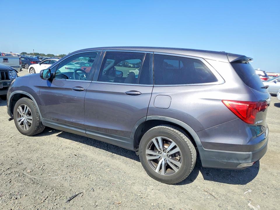 2017 Honda Pilot VIN 5FNYF5H38HB021687 COPART salvage auction — FRONT END, Ca - Salvage Certificate, sold $4,000 on 2026-07-09 (photo 2)