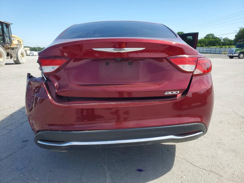 2016 Chrysler 200 VIN 1C3CCCAB2GN132961 COPART salvage auction — SIDE, Tn - Salvage Certificate, sold $575 on 2026-07-13 (photo 6)