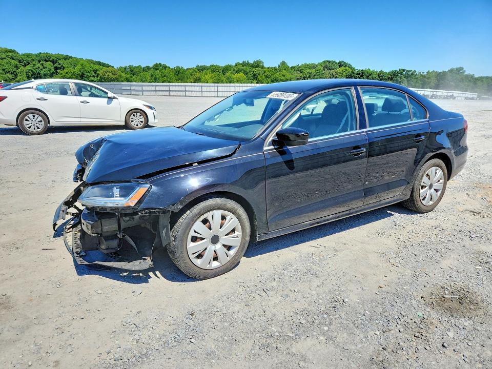 2017 Volkswagen Jetta VIN 3VW167AJ0HM342153 COPART salvage auction — FRONT END, Nc - Salvage Certificate Of Title, sold $1,650 on 2026-09-09 (photo 1)