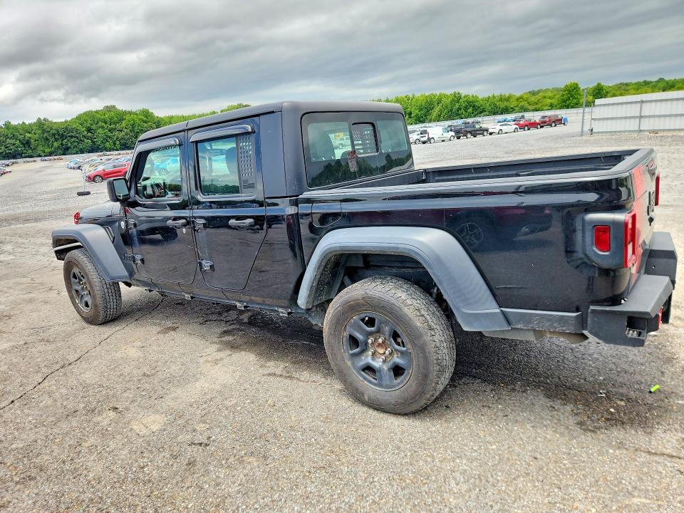 2020 Jeep Gladiator VIN 1C6HJTAG8LL211910 COPART salvage auction — ENGINE BURN, TN - SALVAGE CERTIFICATE, sold $8,200 on 2026-09-01 (photo 2)