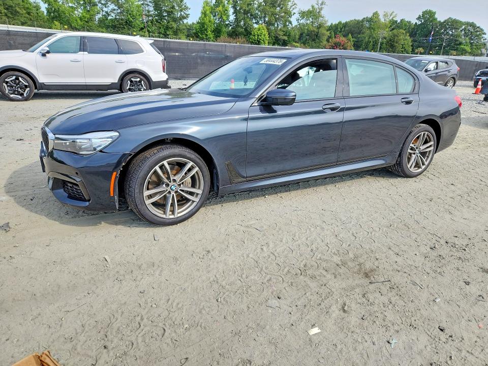 2019 BMW 7 series VIN WBA7E4C55KGV70565 — COPART salvage auction photo