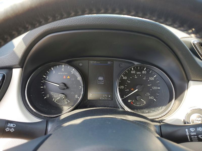 2019 Nissan Rogue VIN JN1BJ1CR1KW334305 COPART salvage auction — FRONT END, Nj - Cert Of Title-Salvage, sold $1,650 on 2026-07-28 (photo 9)