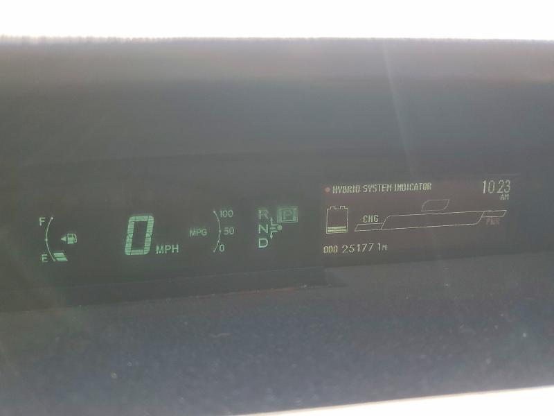 2011 Toyota Prius VIN JTDKN3DU0B5311054 COPART salvage auction — REAR END, Ca - Salvage Certificate, sold $775 on 2026-07-09 (photo 9)